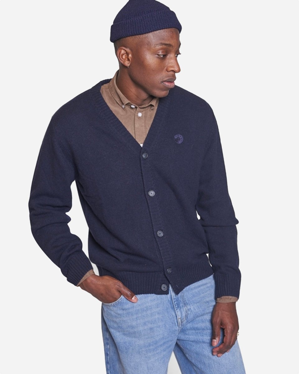 Koon Wool Cardigan - Navy - Munk Store