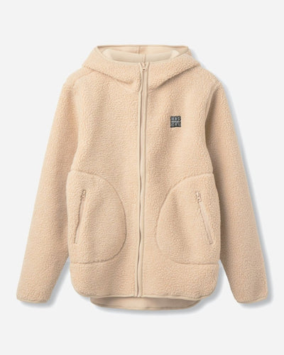 Langli Hooded Pile Jacket - Beige - Munk Store