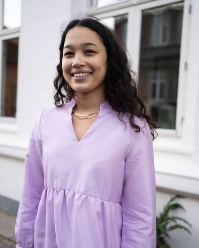 Lara dress - Sheer Lavender - Munk Store