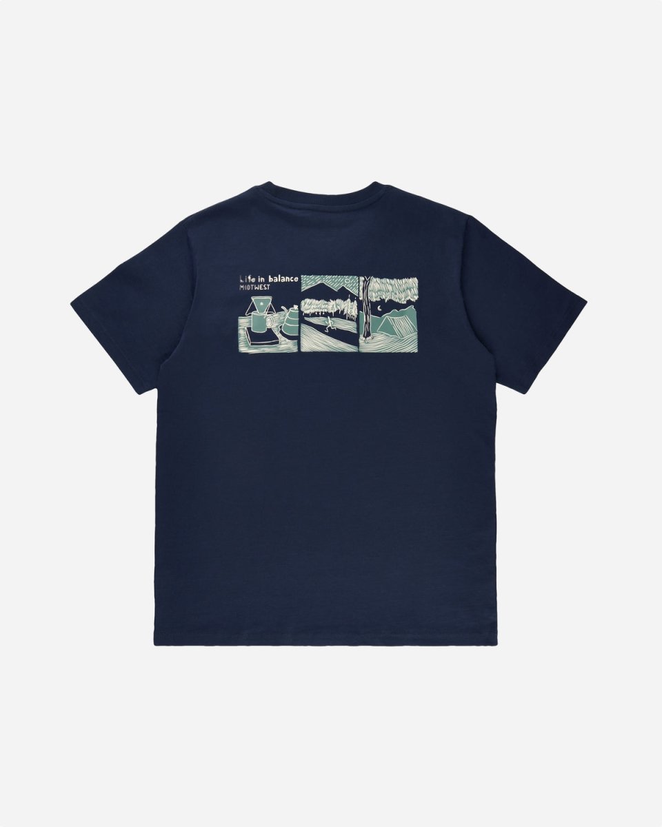 Life in Balance T-shirt - Navy - Munk Store