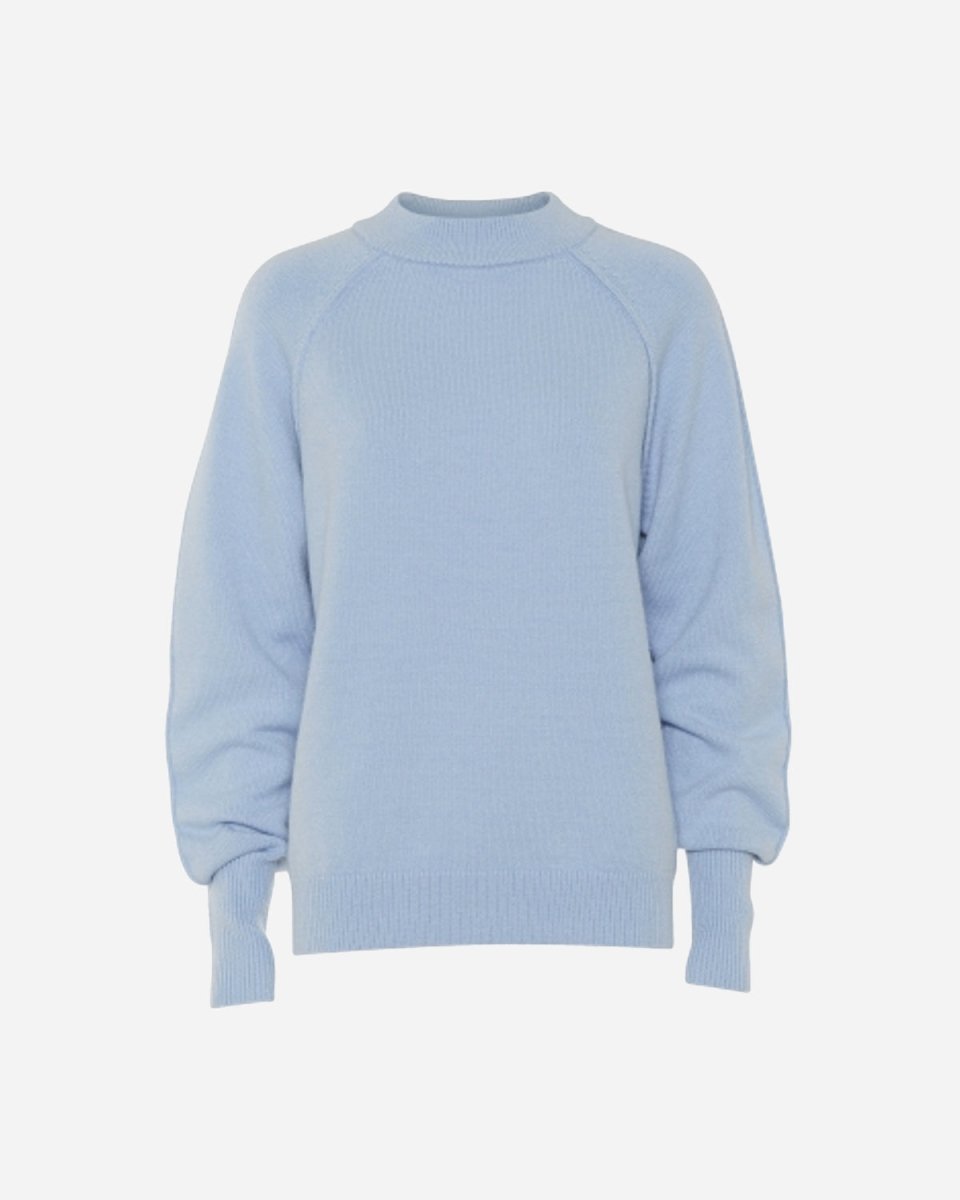 Lindsay Knit Top - Light Blue - Munk Store