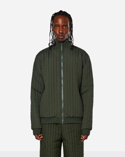 Liner High Neck Jacket - Green - Munk Store