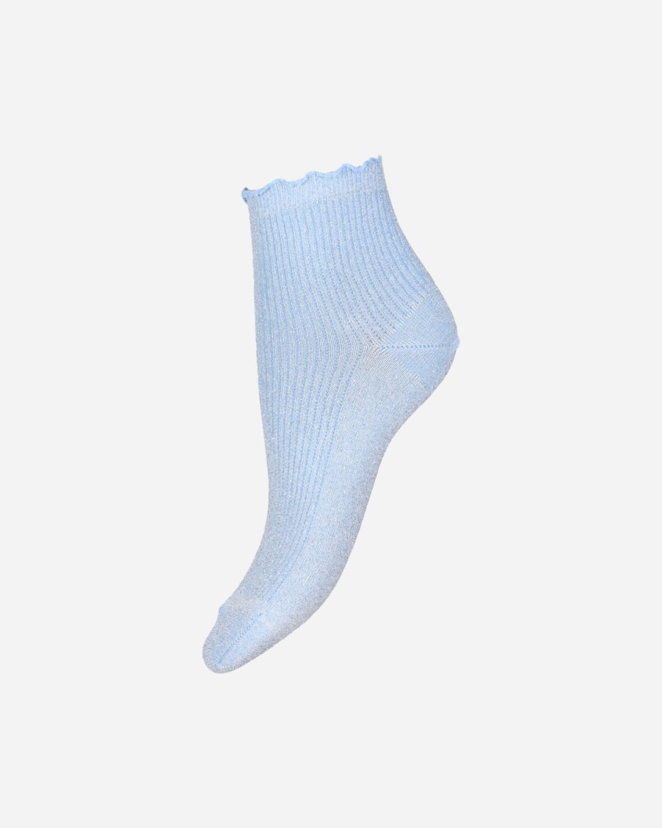 Lis Glitter Socks - Light blue - Munk Store