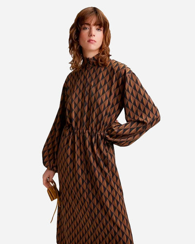 LithildeGZ long dress - Brown - Munk Store