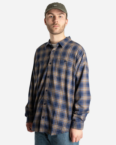 L/S Pima Cotton Shirt - Brew New Navy - Munk Store