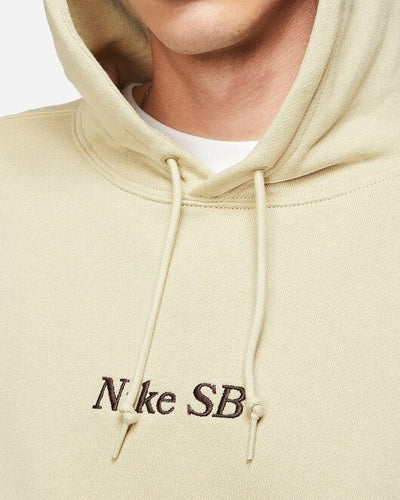 M NK SB Classic GFX Hoodie - Grain/Velvet Brown - Munk Store