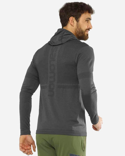 M Outspeed Wool Hoodie - Black/Heather - Munk Store