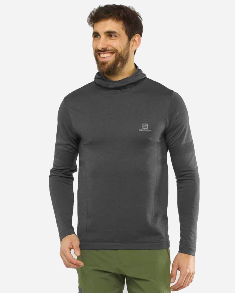 M Outspeed Wool Hoodie - Black/Heather - Munk Store