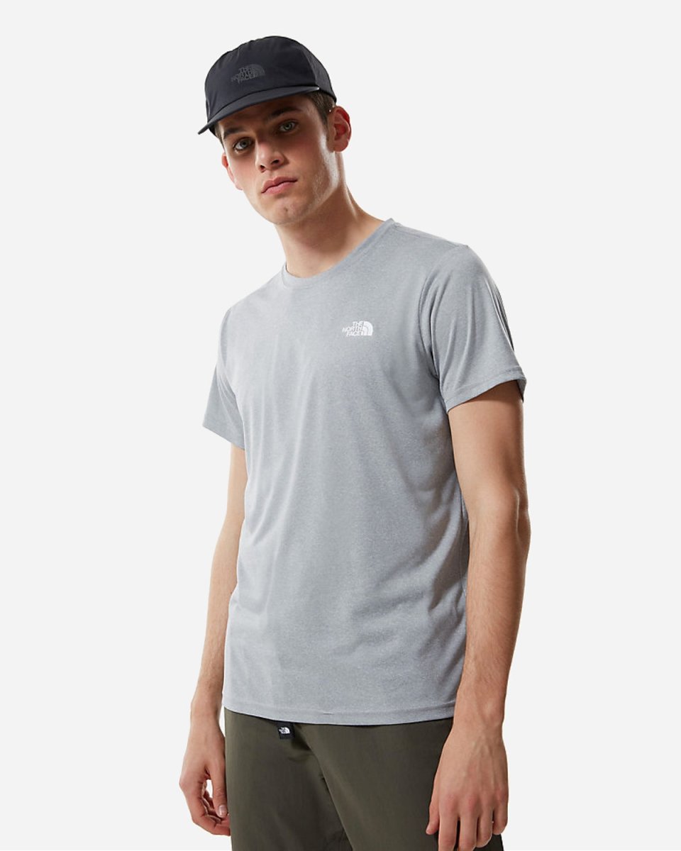 M Reaxion Amp Crew Tee - Mid Grey - Munk Store