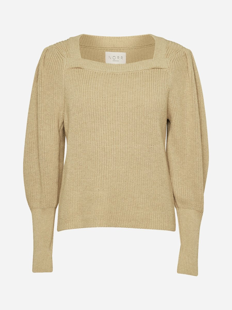 Marta Plain Knit - Oat Melange - Munk Store