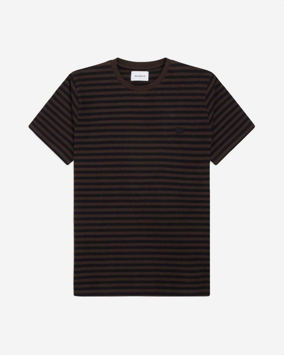 Mento Stripe Tee - Brown - Munk Store