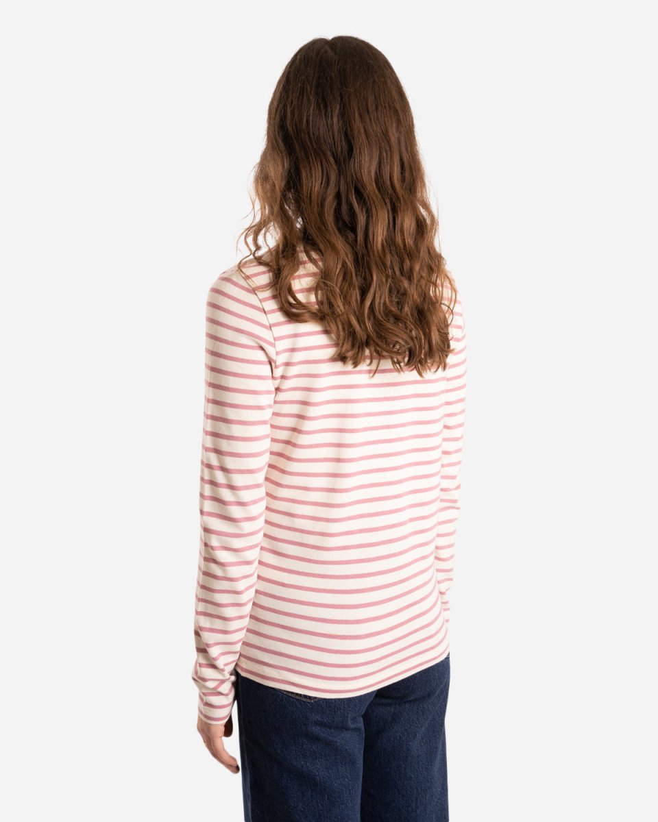 Moa long sleeve - Off/White/Rose - Munk Store