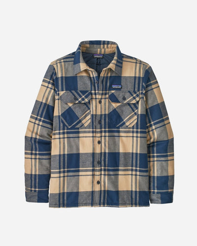 M's Insulated Fjord Flannel Shirt - Oak/Oar Tan - Munk Store