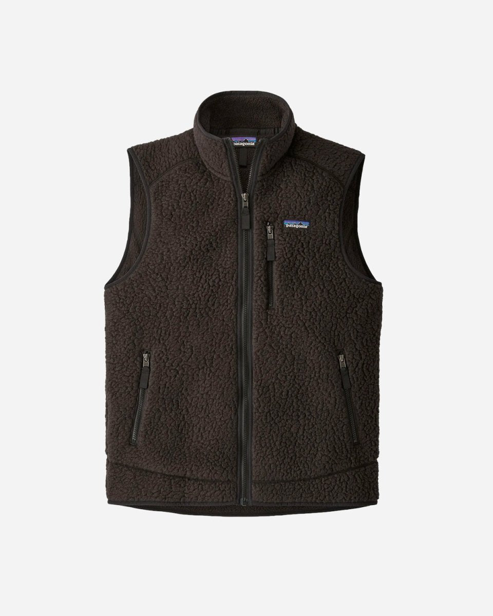 M's Retro Pile Vest - Black - Munk Store