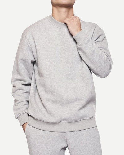 Mufti Mitu Crew - Grey Melange - Munk Store