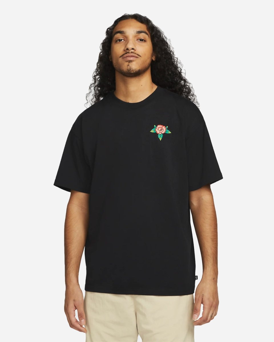 Nike SB Mosaic Roses Tee - Black - Munk Store