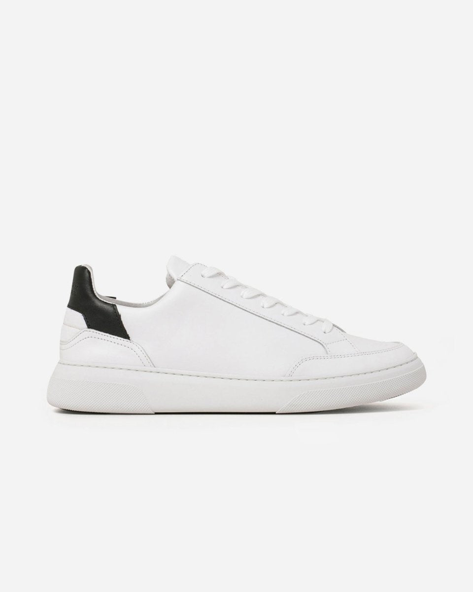 Off Court - White/Black Leathe - White - Munk Store