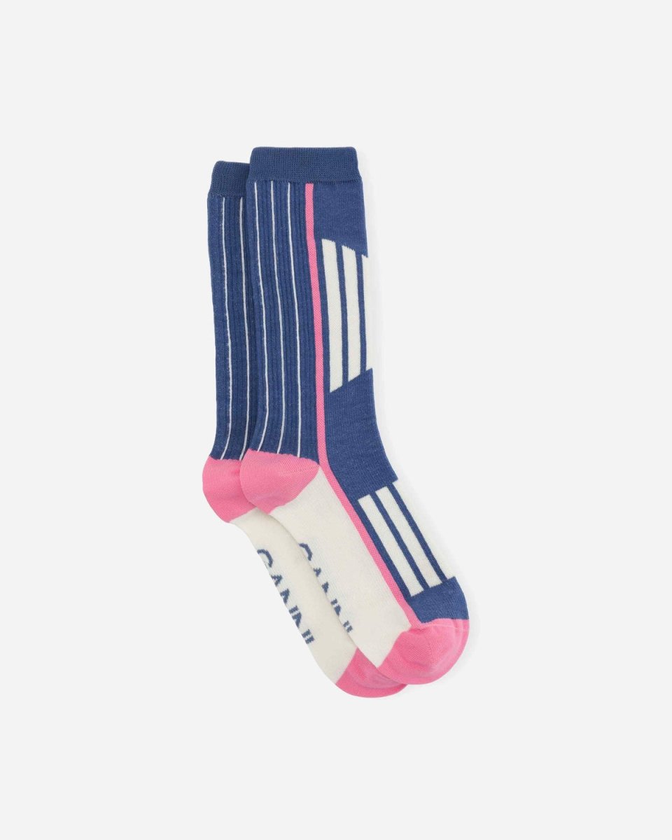 Organic Cotton Sporty Sock - Nautical Blue - Munk Store