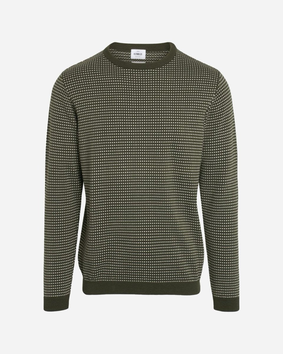 Otto knit - Olive/Cream - Munk Store