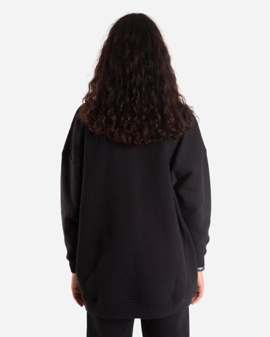 Oversized Sweatshirt - Black - Munk Store