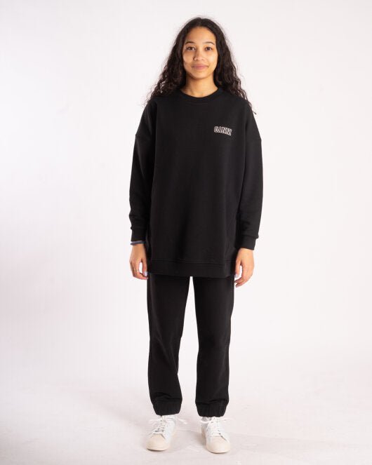 Oversized Sweatshirt - Black - Munk Store