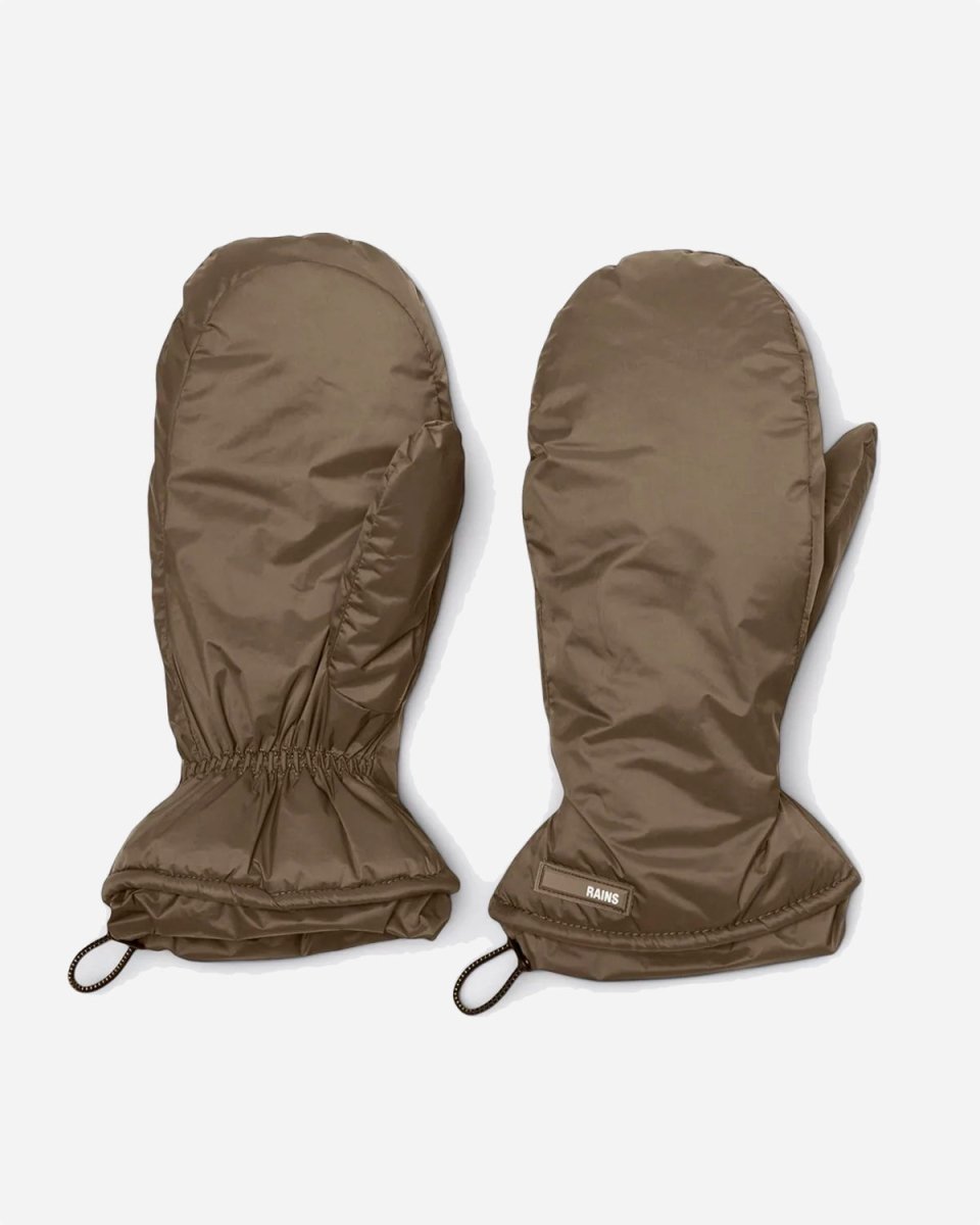 Padded Nylon Mittens - Wood - Munk Store