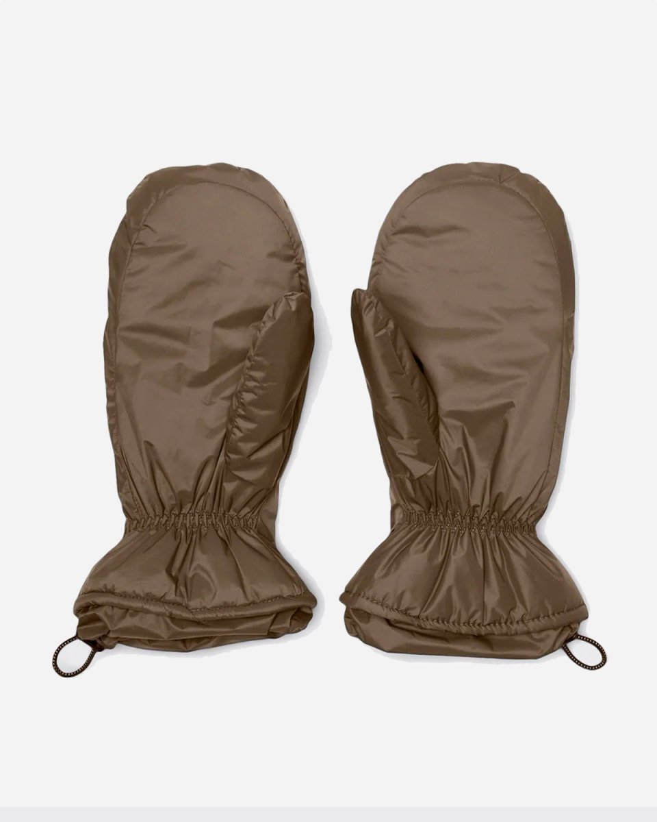 Padded Nylon Mittens - Wood - Munk Store