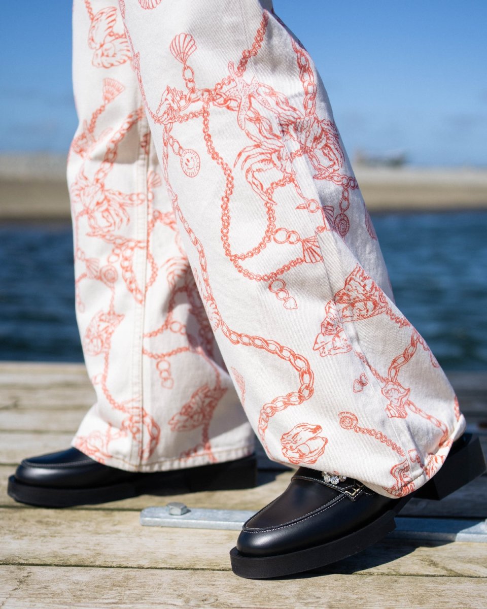 Print Denim Magny - Egret - Munk Store
