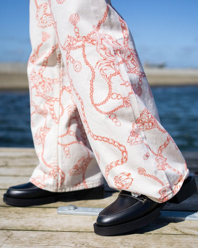 Print Denim Magny - Egret - Munk Store