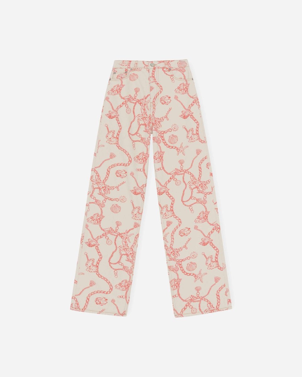 Print Denim Magny - Egret - Munk Store