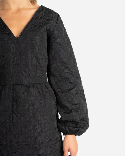Quilted Dress - Black - Munk Store