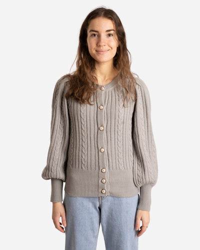 Rawan LS Cardigan - Slate Gray - Munk Store