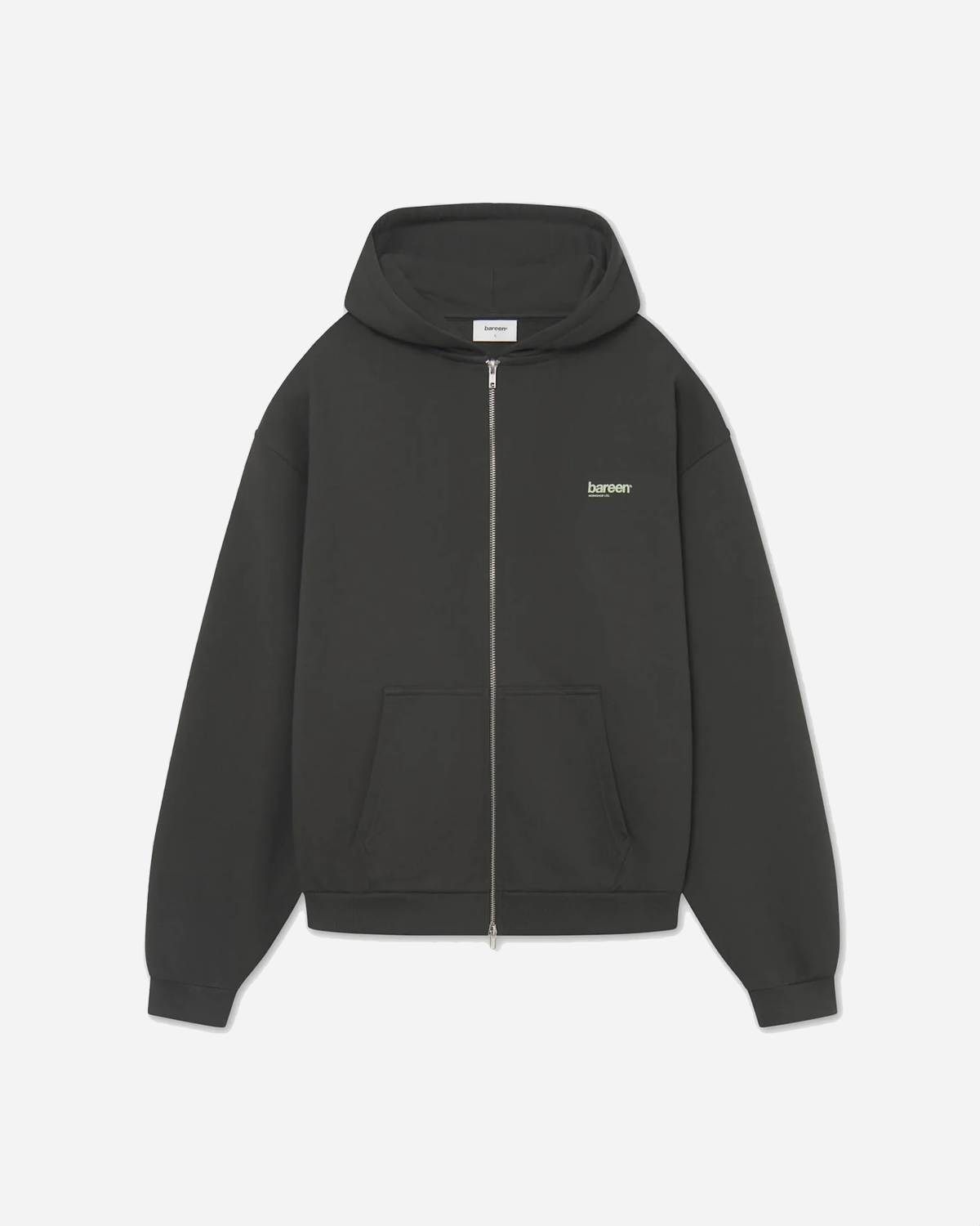 Boba Oversize Hoodie Full Zip - Pirate Black