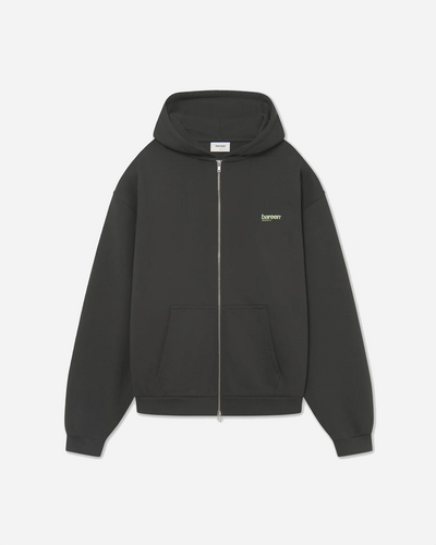 Boba Oversize Hoodie Full Zip - Pirate Black