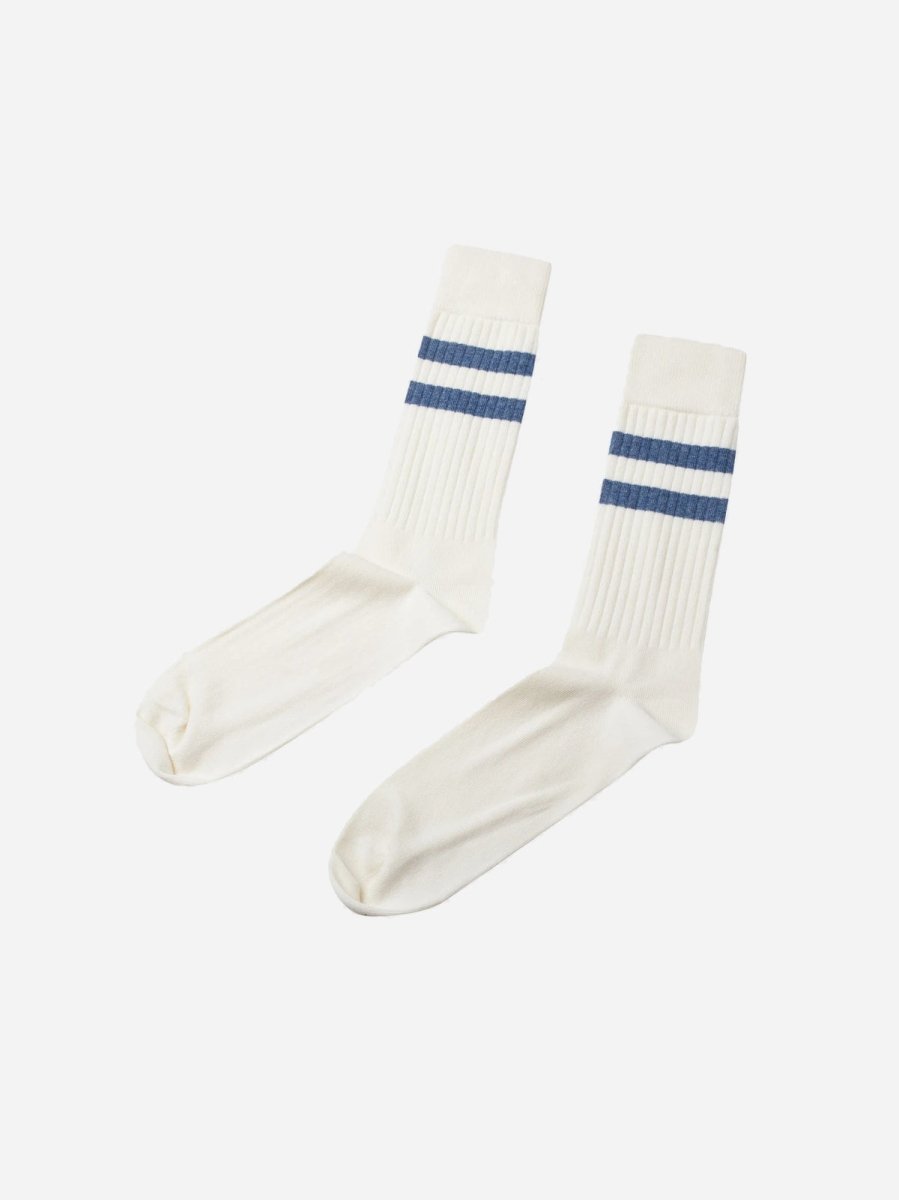 Retro Cotton Socks - Cream/heaven - Munk Store