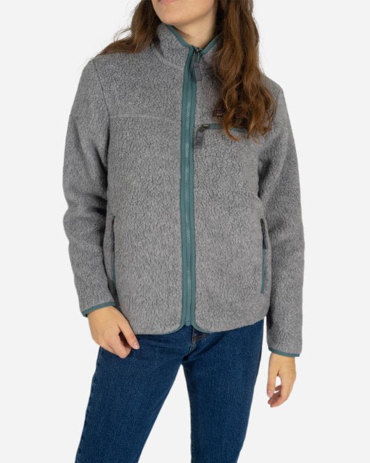 Retro Pile Jacket - Salt Grey - Munk Store
