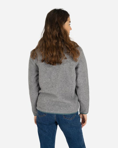 Retro Pile Jacket - Salt Grey - Munk Store