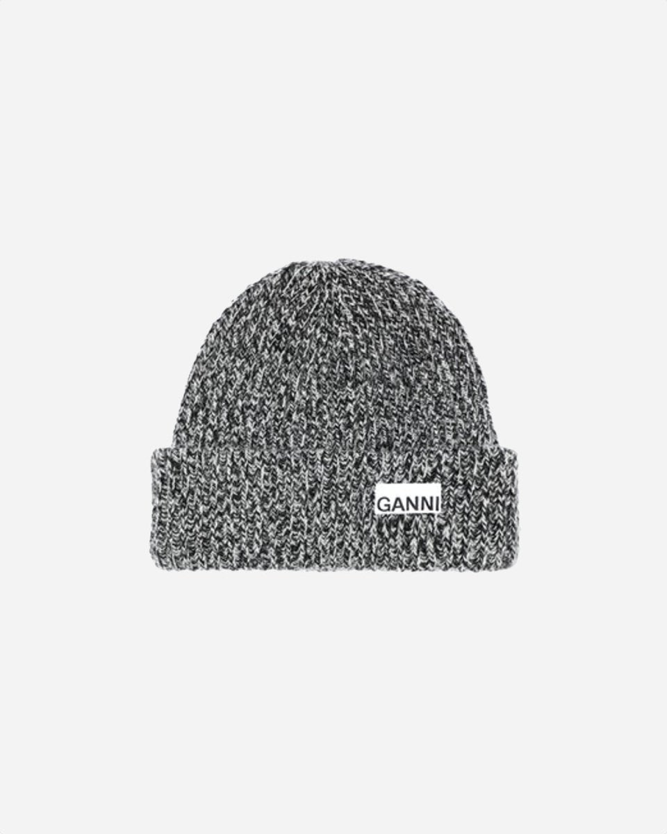 Rib Knit Beanie - Egret - Munk Store