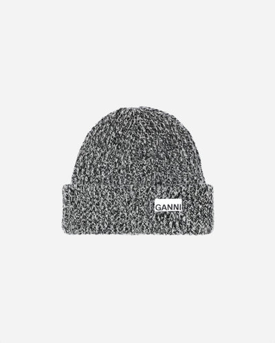 Rib Knit Beanie - Egret - Munk Store