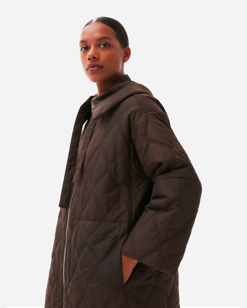 Ripstop Quilt Coat - Mole - Munk Store