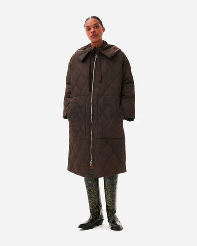 Ripstop Quilt Coat - Mole - Munk Store