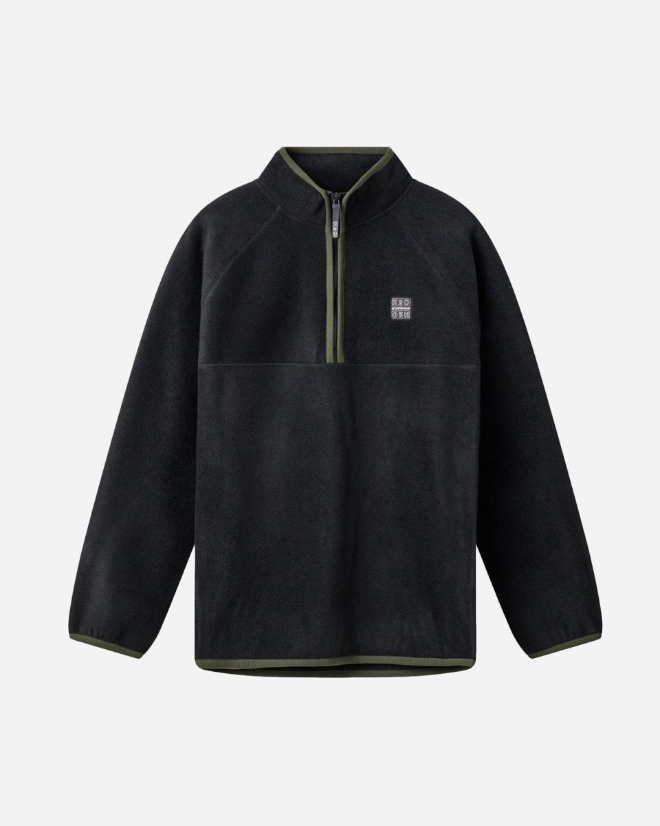 Sejerø Fleece Half Zip - Black - Munk Store