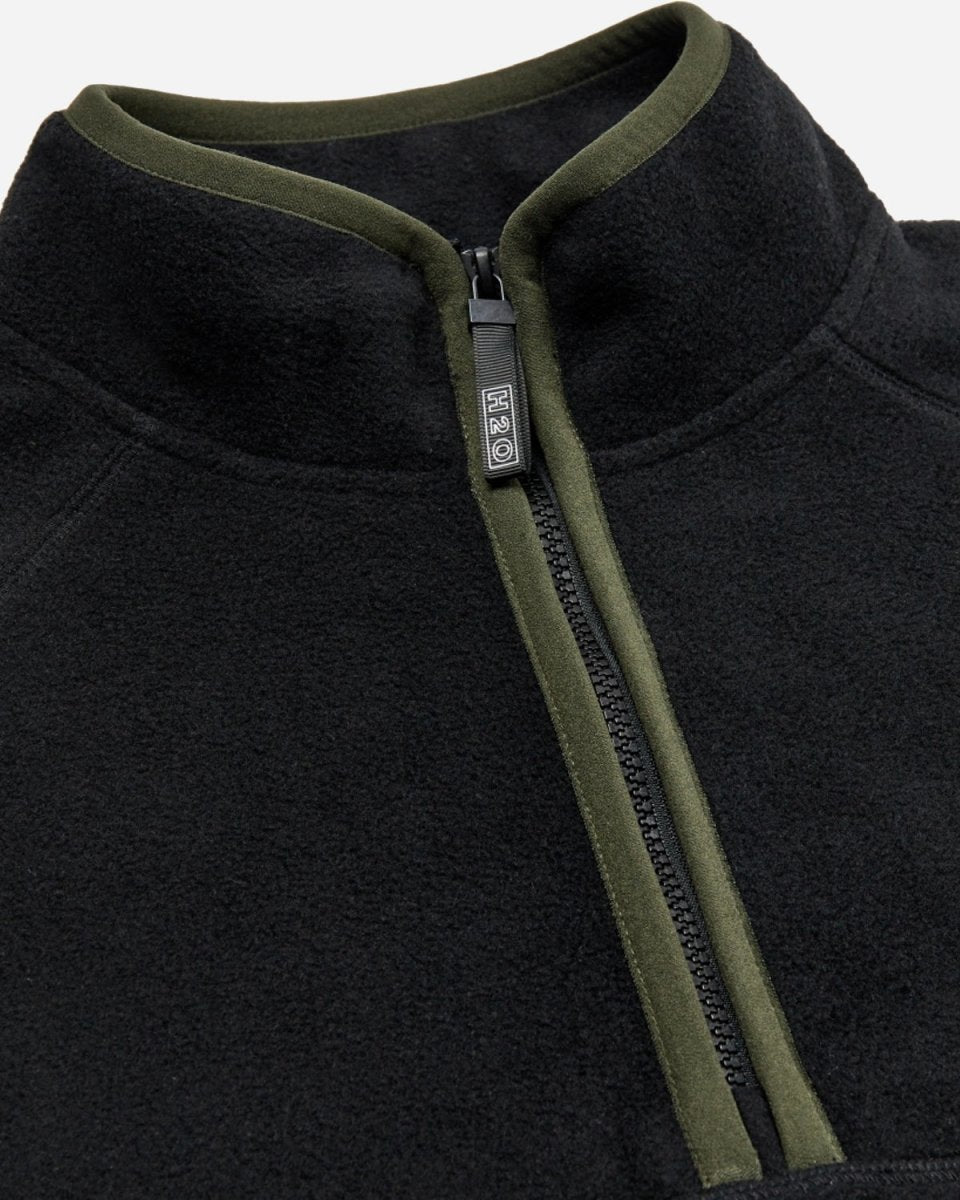 Sejerø Fleece Half Zip - Black - Munk Store