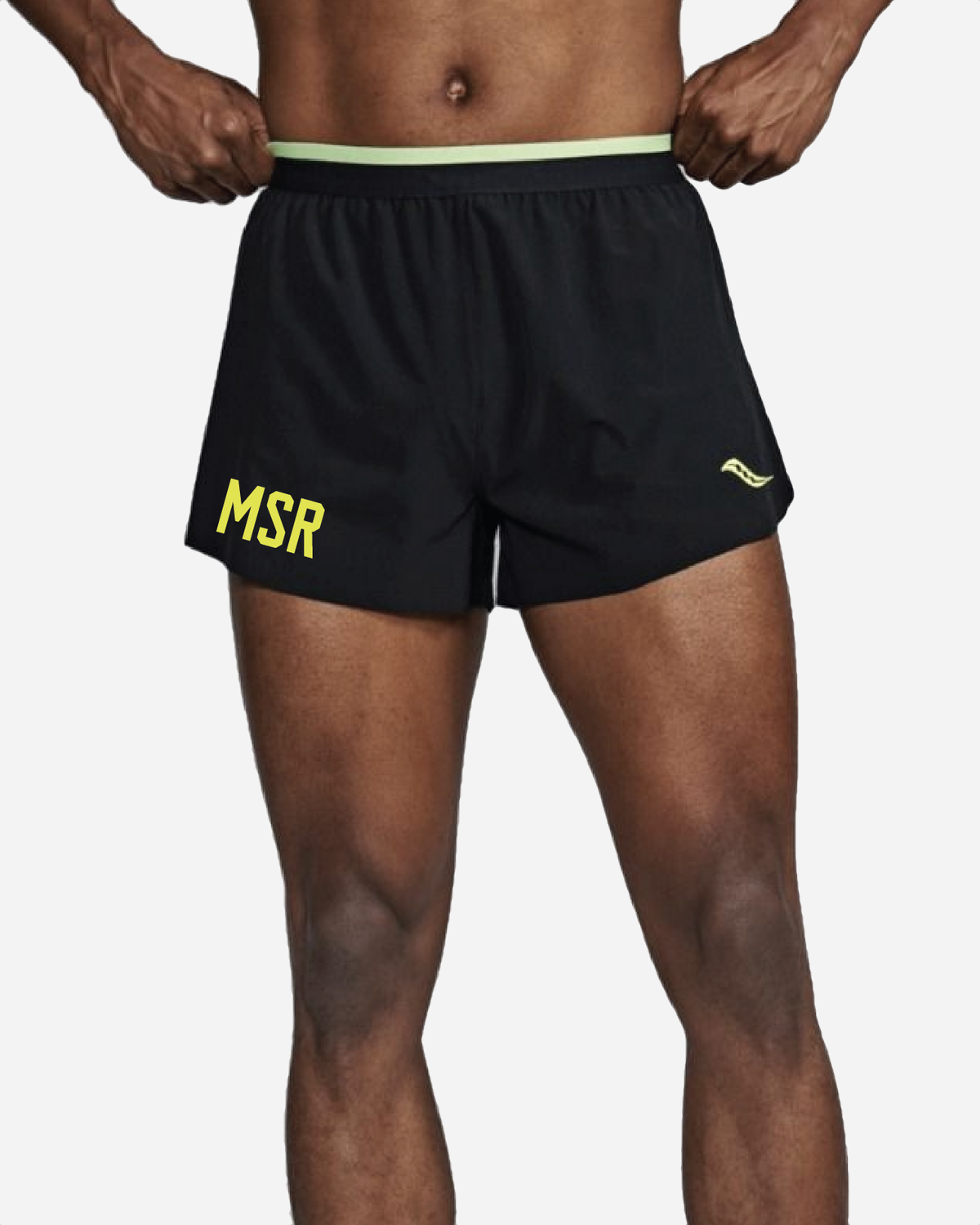 Elite Split Short Men - Black Elite