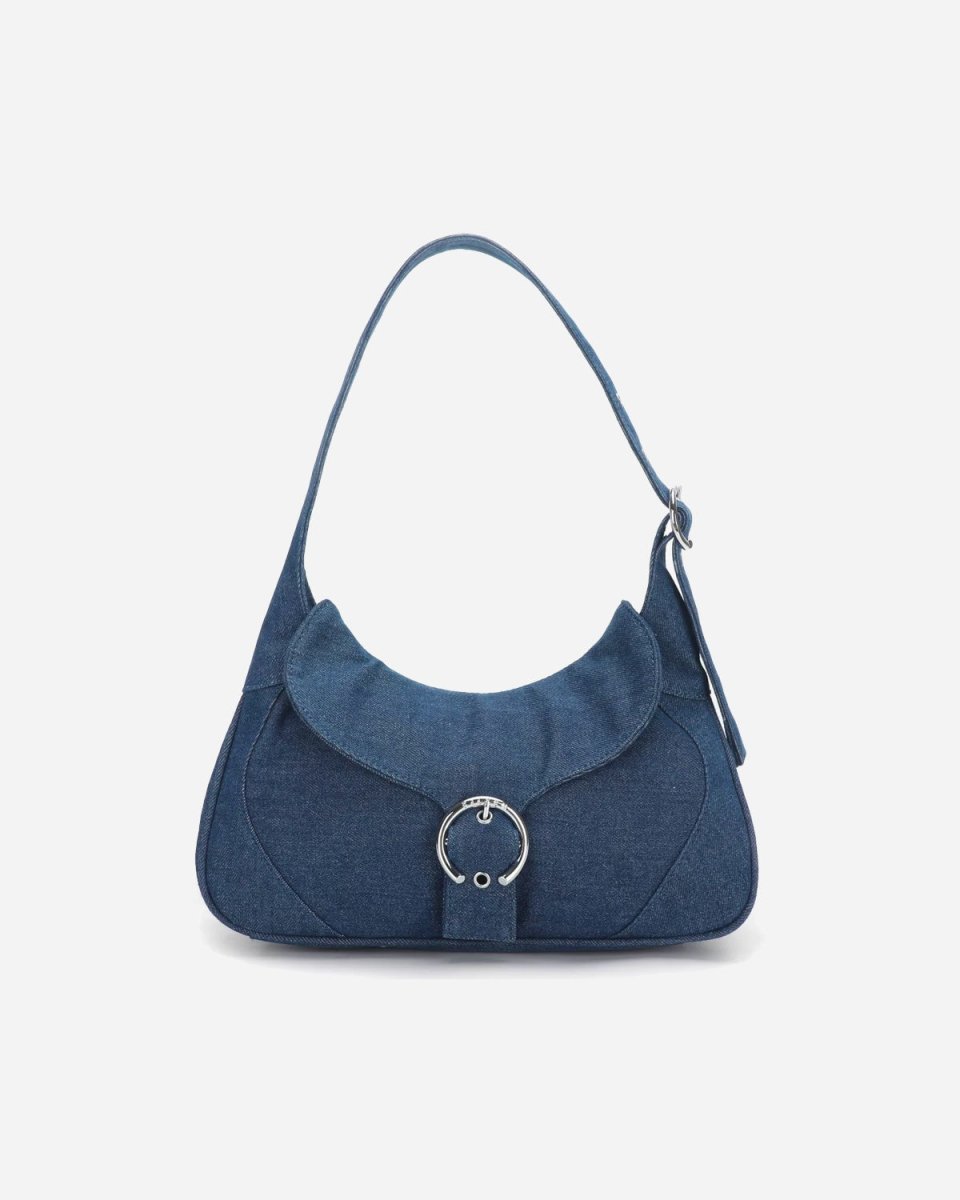 Shoulder Bag Thea Buckle - Dark Blue - Munk Store