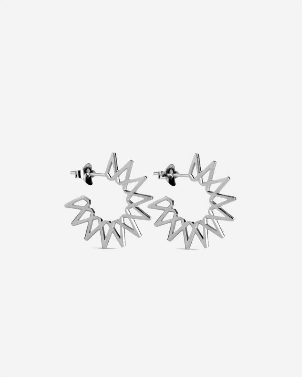 Small Sun Earring - Sterling Sølv - Munk Store