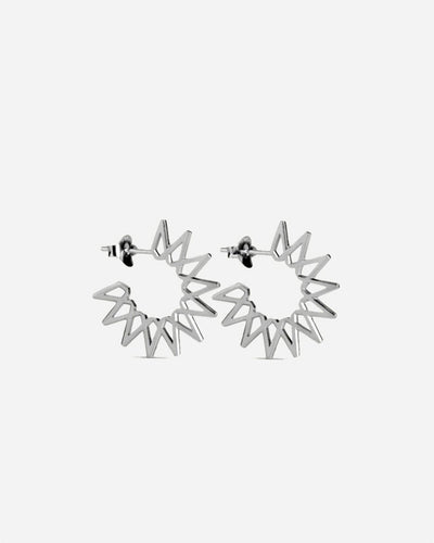 Small Sun Earring - Sterling Sølv - Munk Store