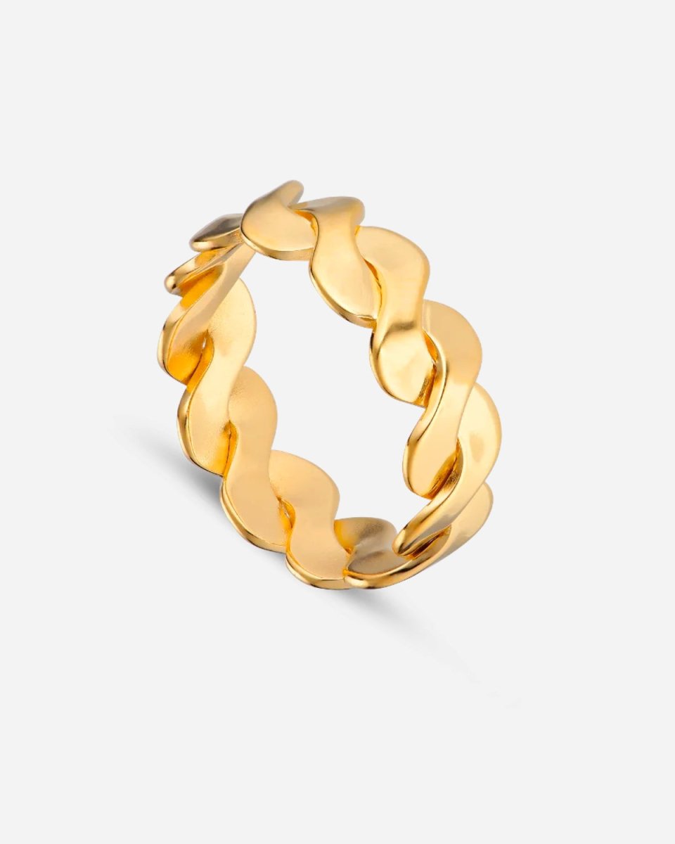 Small Wavy Ring - Gold - Munk Store