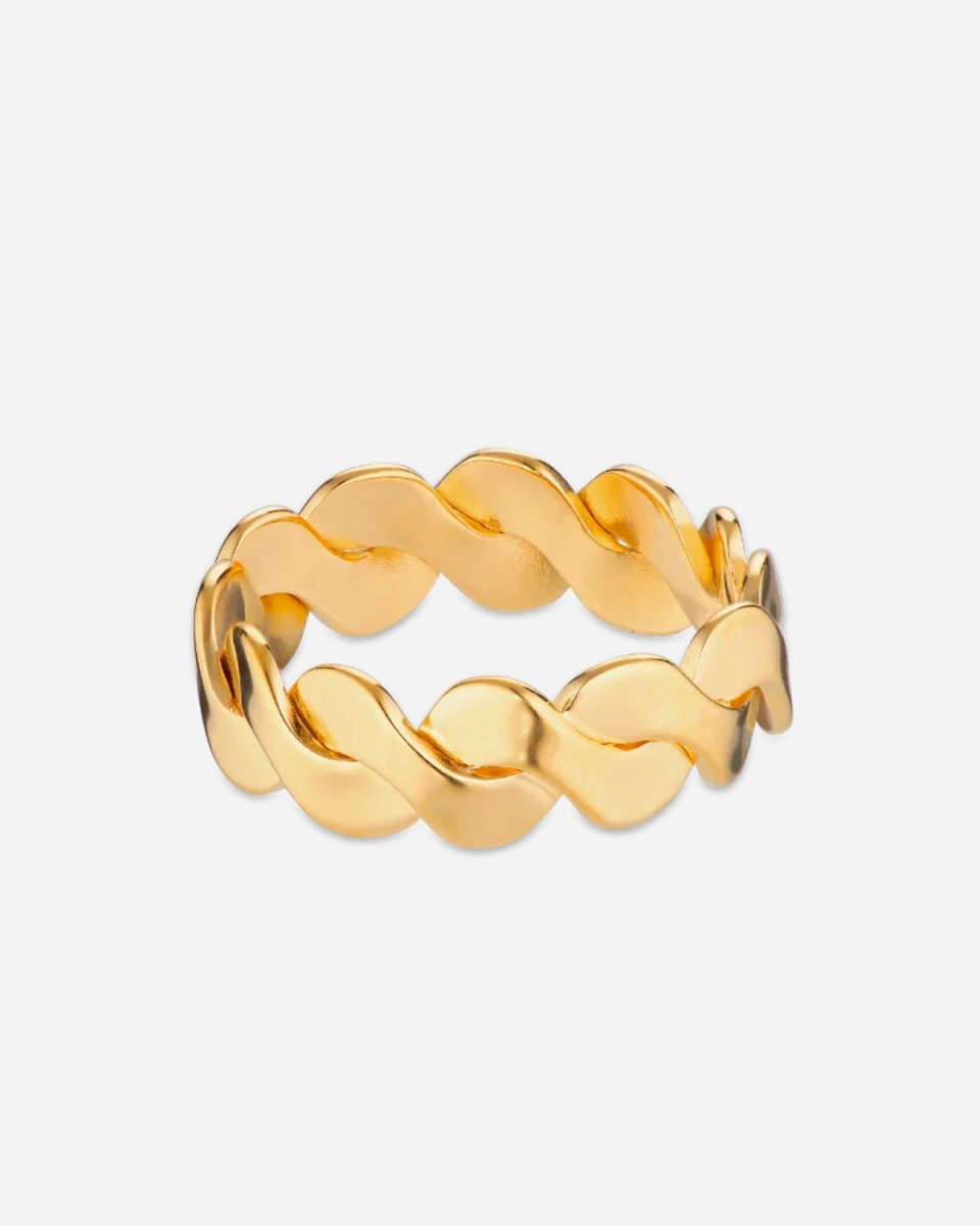 Small Wavy Ring - Gold - Munk Store