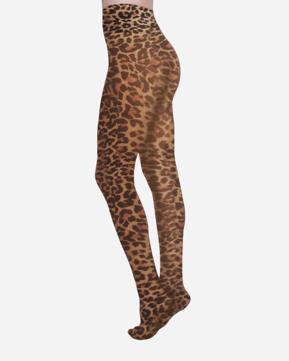 Sofia Leo Tights - Black/Brown - Munk Store